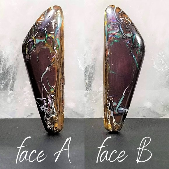 Double Sided Australian Koroit opal * 33.31 x 11.08 x 4.74mm * LKO97L8 - Picture 4 of 14